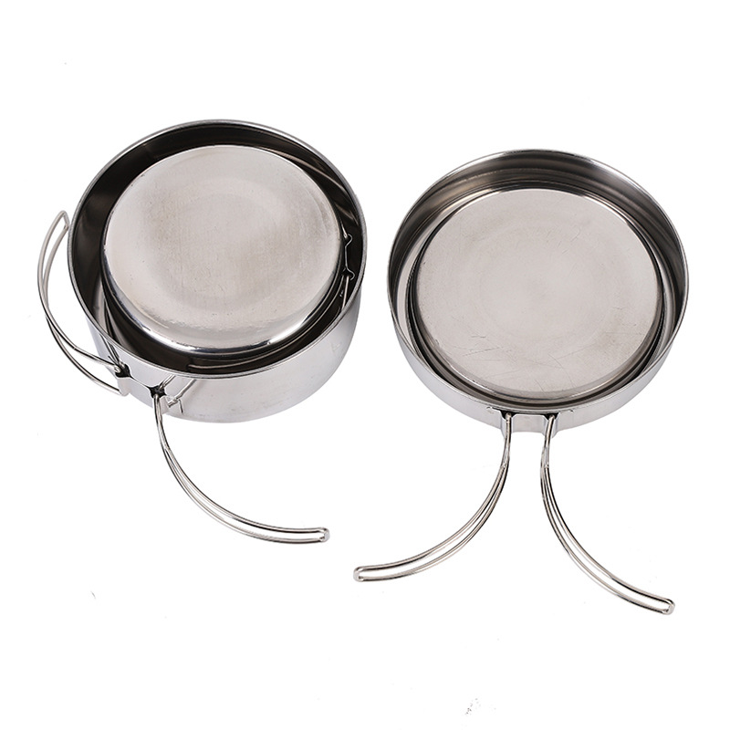 CLS 4-Piece Stainless Steel Ca - Nesting Camping Cooking Set ulasan dan harga