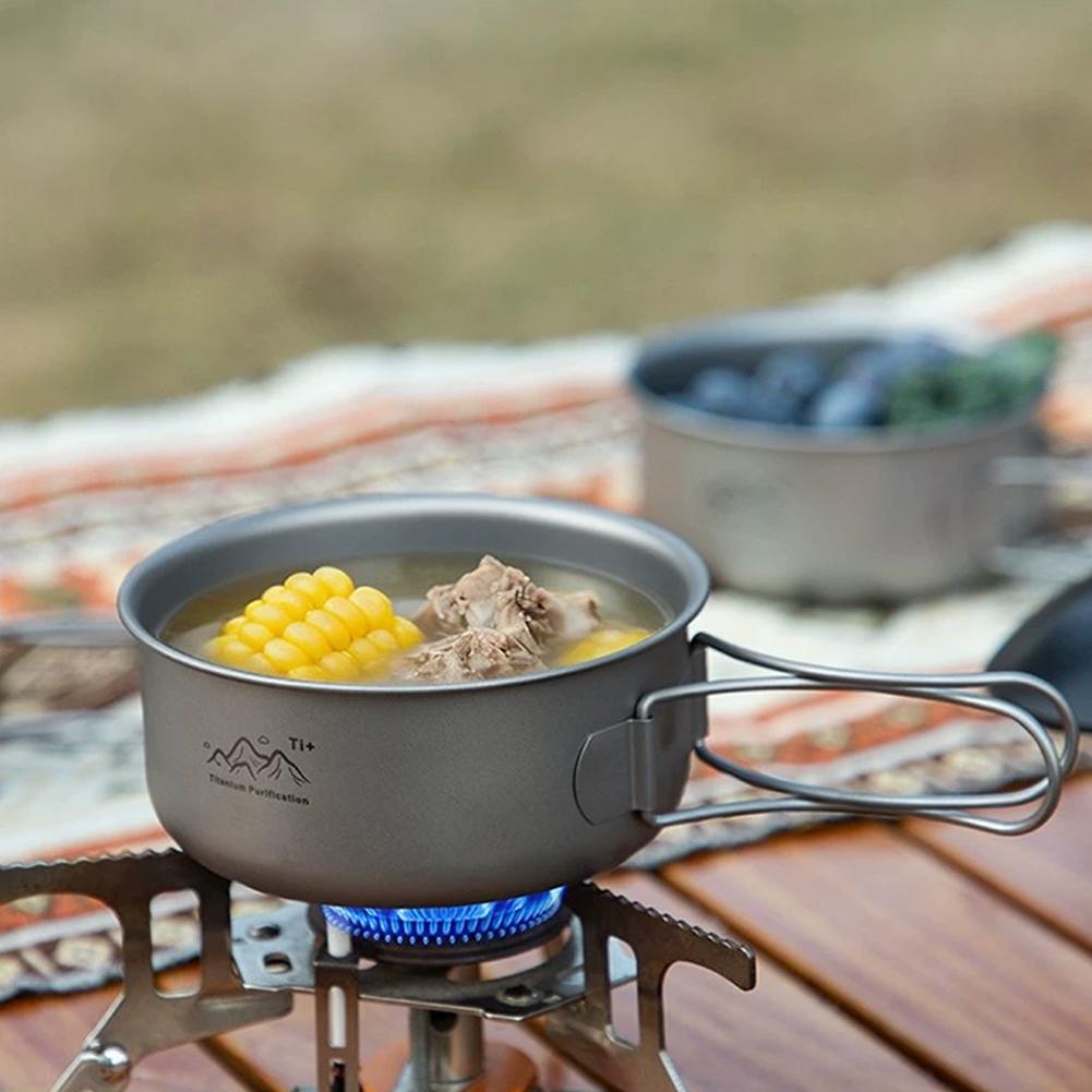 Ultralight Camping Pot Portabl - Camping Cooking Noodles ulasan dan harga