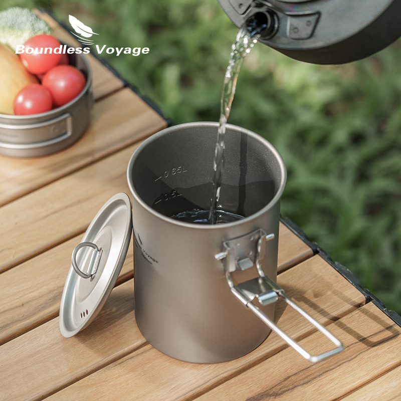 Boundless Voyage 900ml Titaniu - Camping Cooking Mesh ulasan dan harga