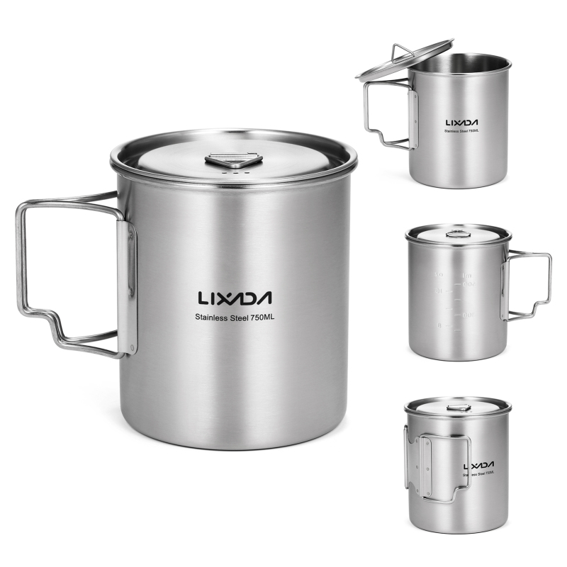 Lixada 750ml Cup Outdoor Stain - Camping Cooking Mesh ulasan dan harga