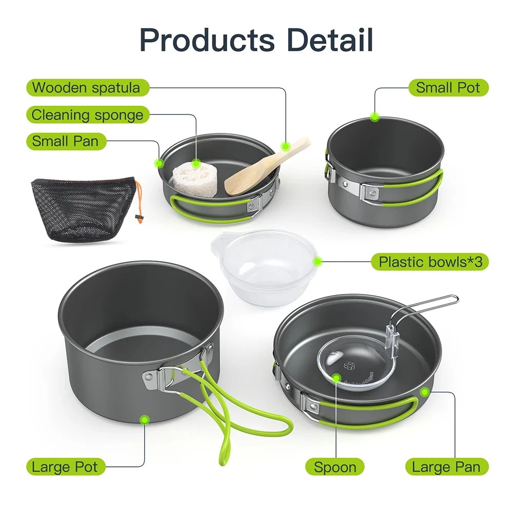 Outdoor Cooking Camping Utensi - Camping Cooking Materials ulasan dan harga