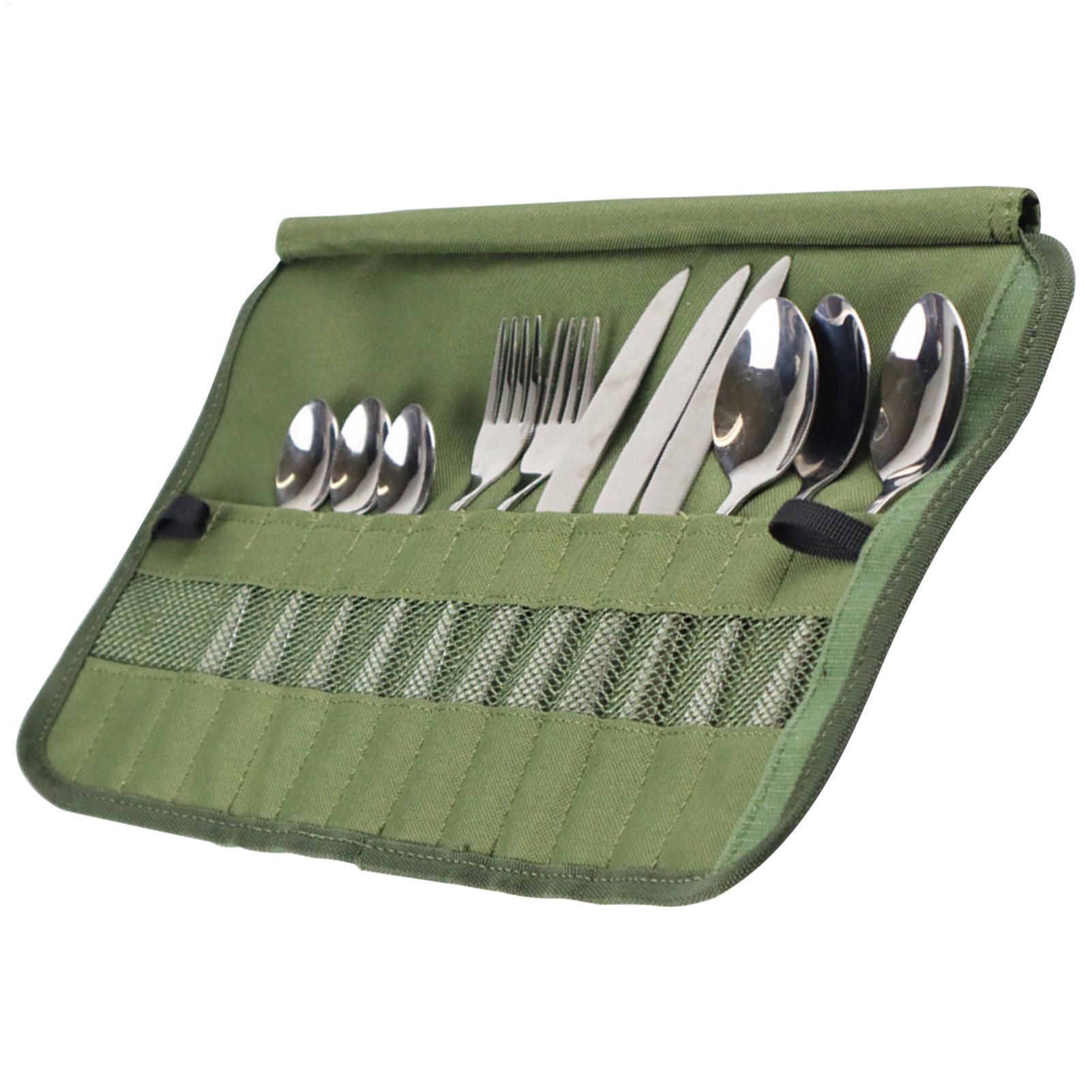 Camping Tableware Roll Bag Cam - Camping Cooking Utensil Organizer ulasan dan harga