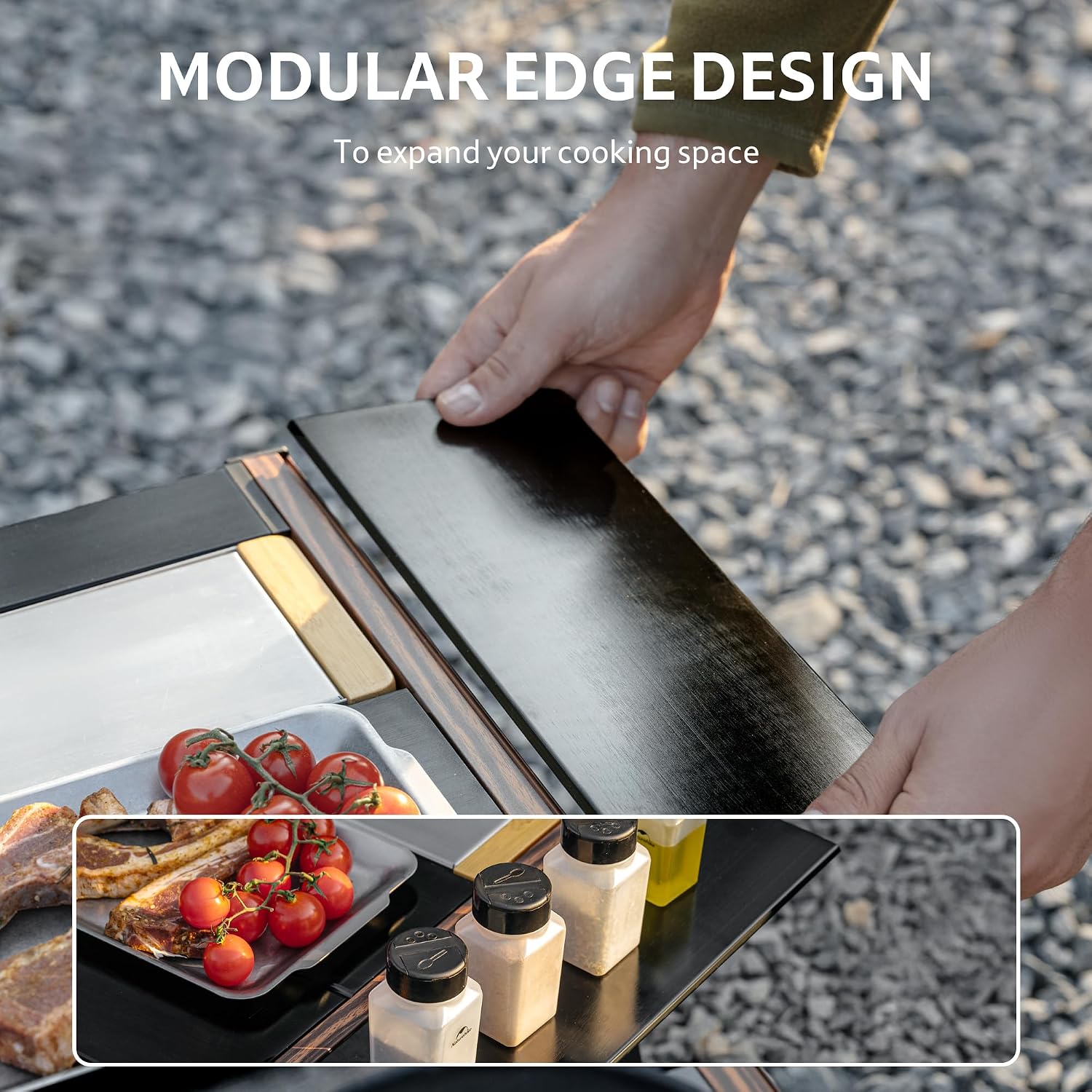 Adjustable Height Camping Tabl - Camping Cooking System ulasan dan harga