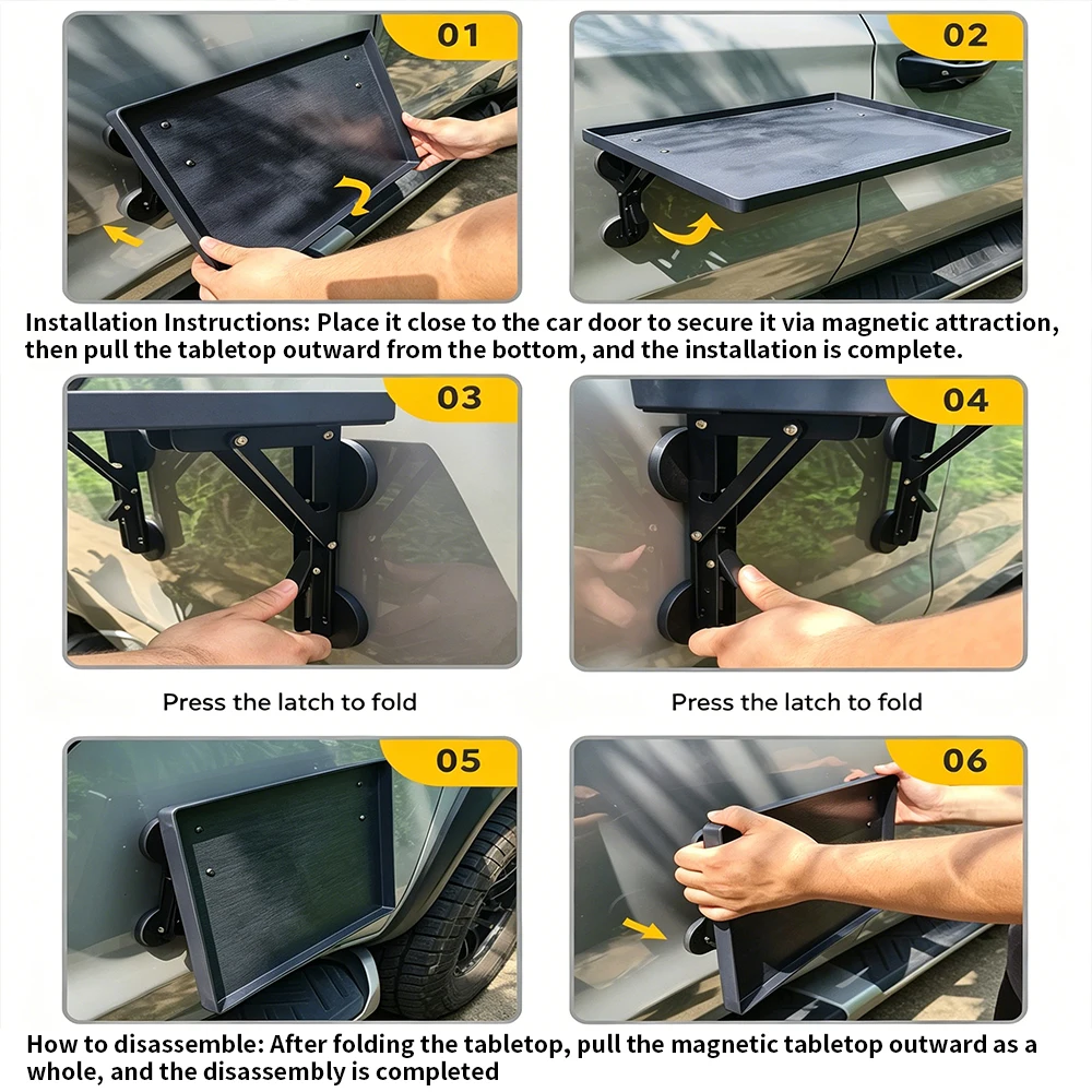 Portable Car Side Door Hanging - Camping Cooking Tray ulasan dan harga