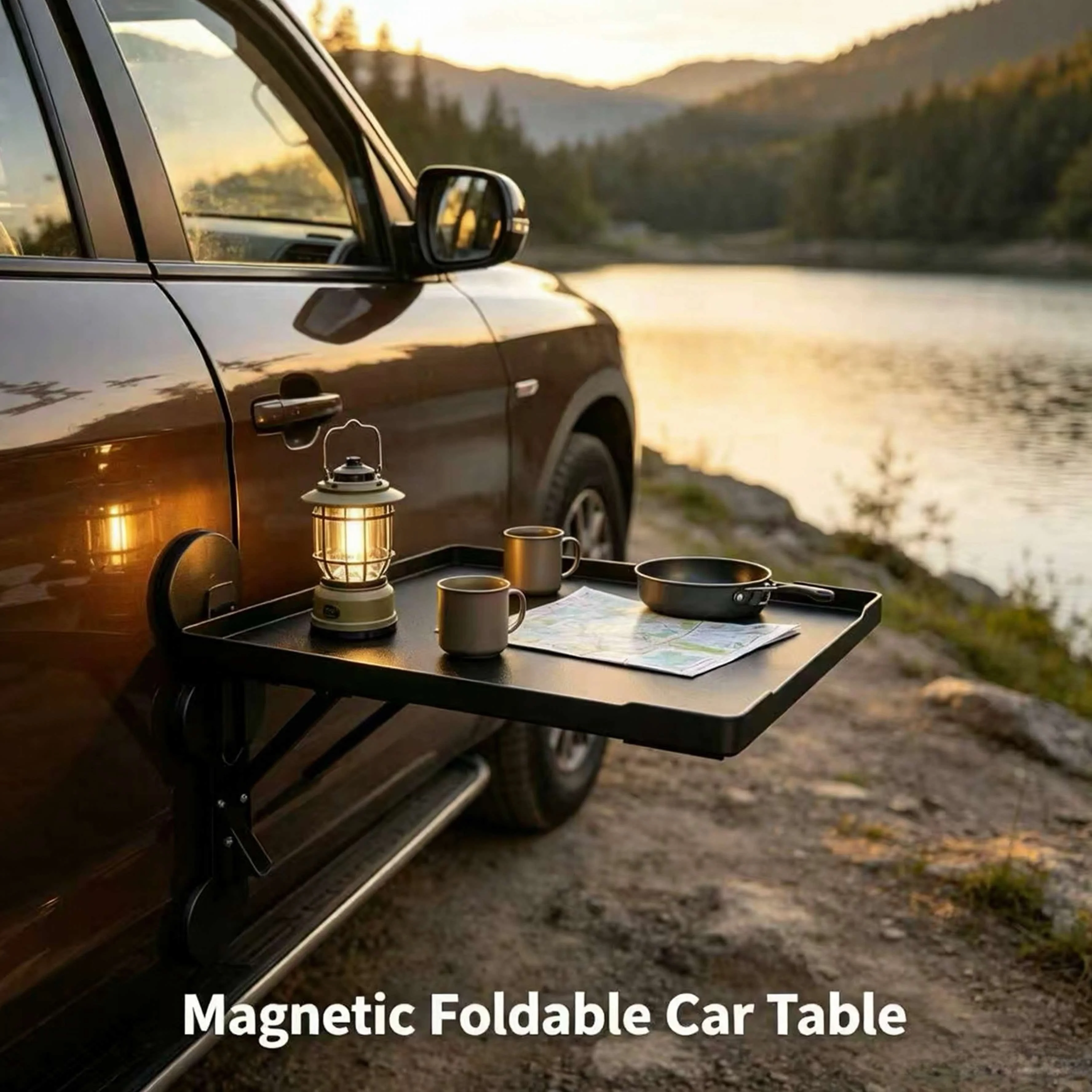 Portable Car Side Door Hanging - Camping Cooking Tray ulasan dan harga