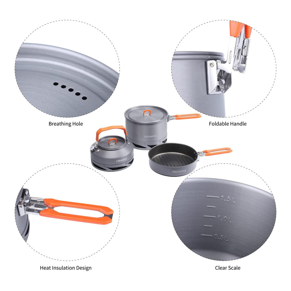 Fire Maple Camping Cookware Ut - Camping Cooking Utensil Organizer ulasan dan harga