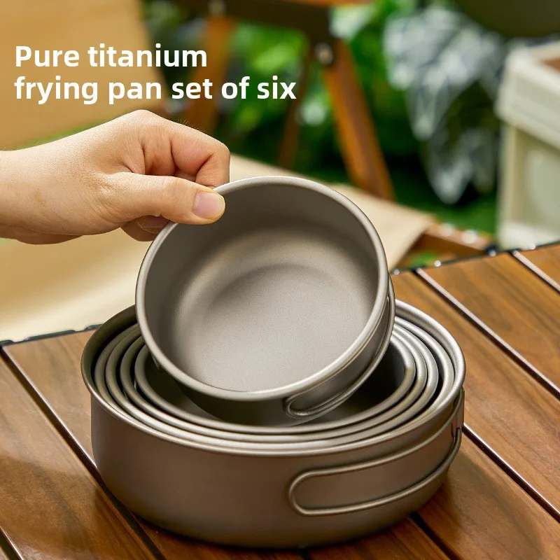 Titanium Outdoor Pot Set Picni - Camping Cooking Mesh ulasan dan harga