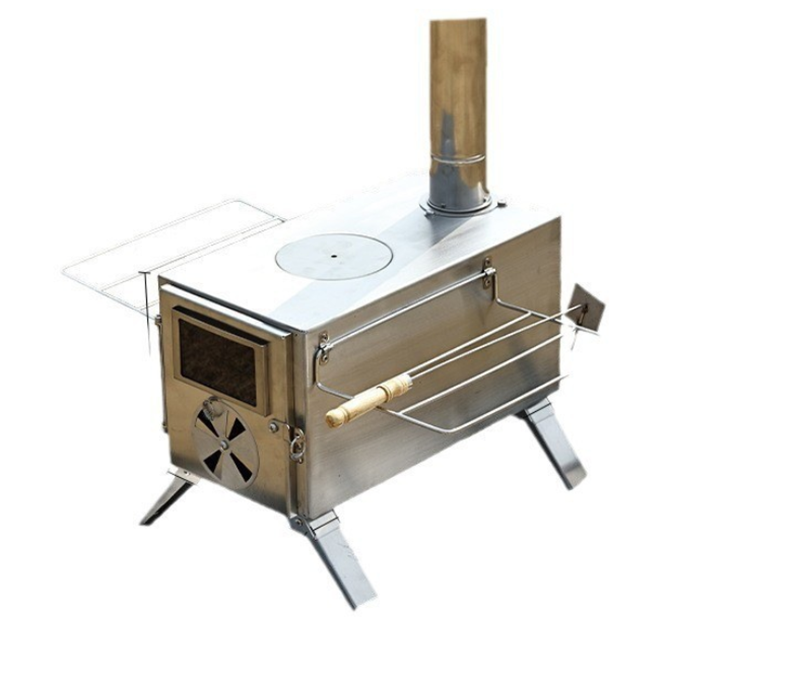 Portable Stainless Steel BBQ S - Camping Cooking Ovens ulasan dan harga