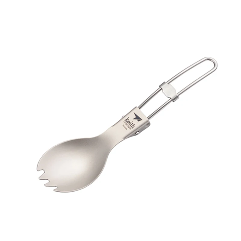 Keith Titanium Spork Foldable  - Camping Cooking Tray ulasan dan harga