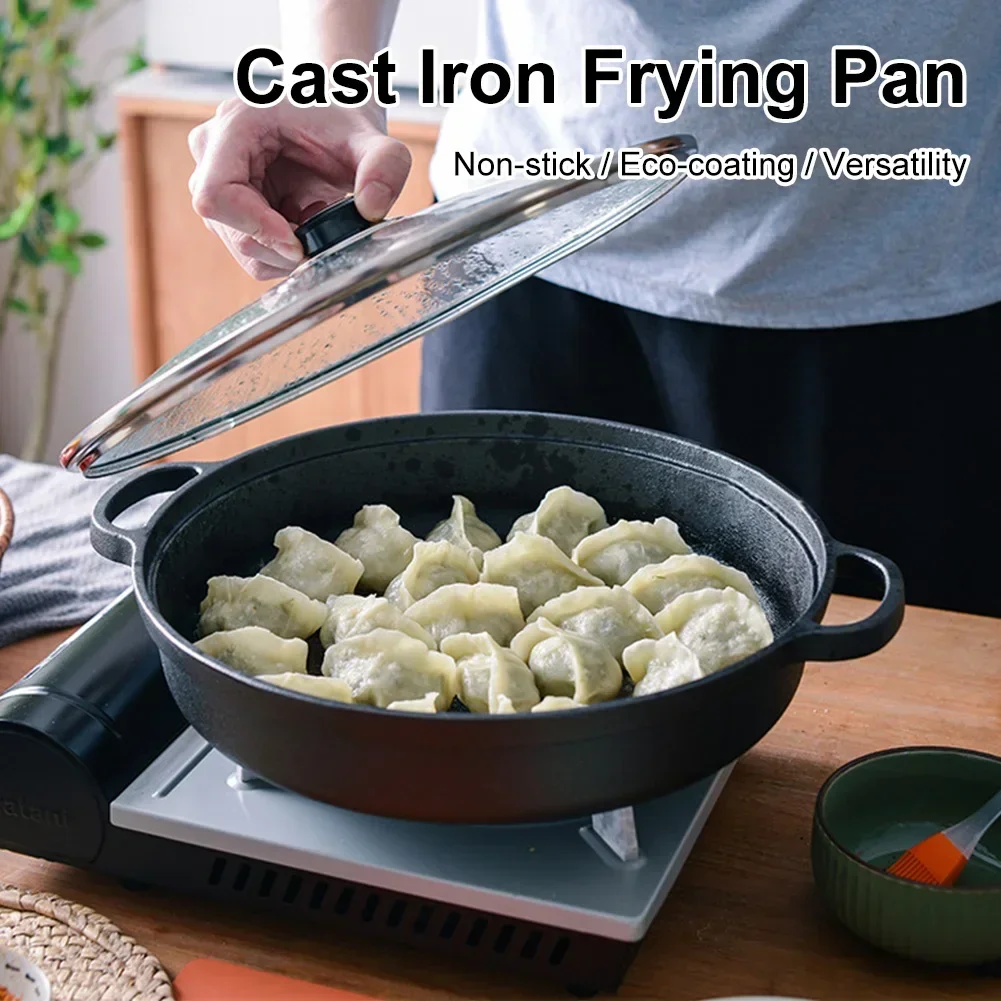 Cast Iron Dutch Oven with Skil - Skillet Cast Iron Camp ulasan dan harga