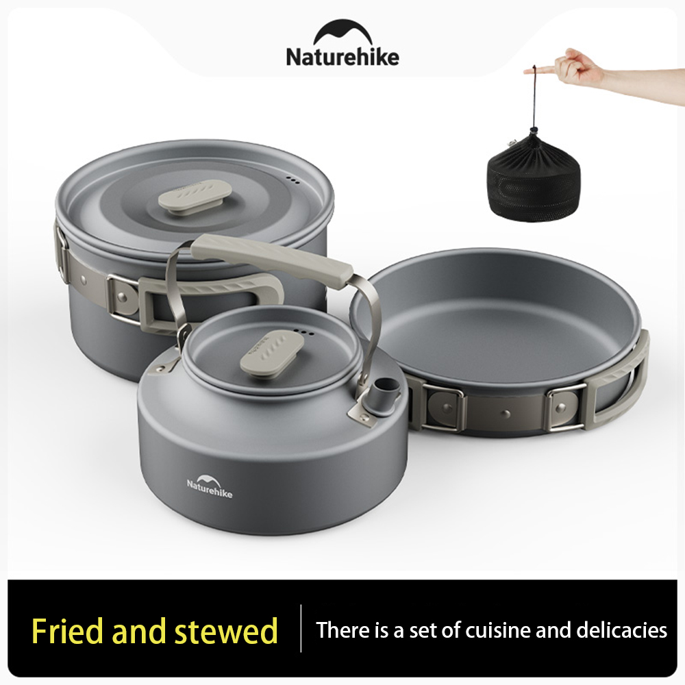 Naturehike Outdoor Pot Set,Cam - Camping Cooking System ulasan dan harga