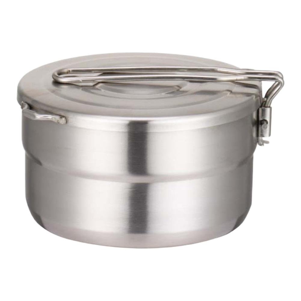 Stainless Steel Outdoor Pot wi - Camping Cooking Materials ulasan dan harga