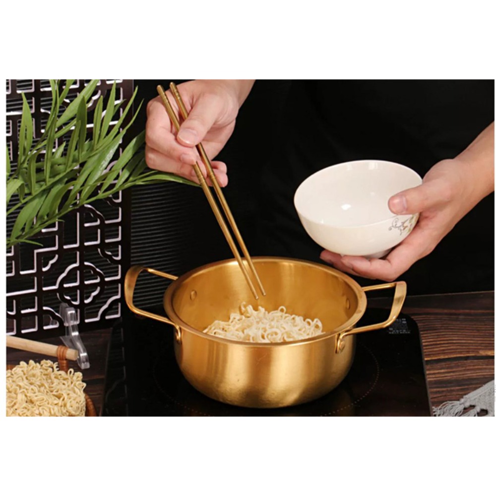 Stainless Steel Korean Ramen P - Camping Cooking Noodles ulasan dan harga