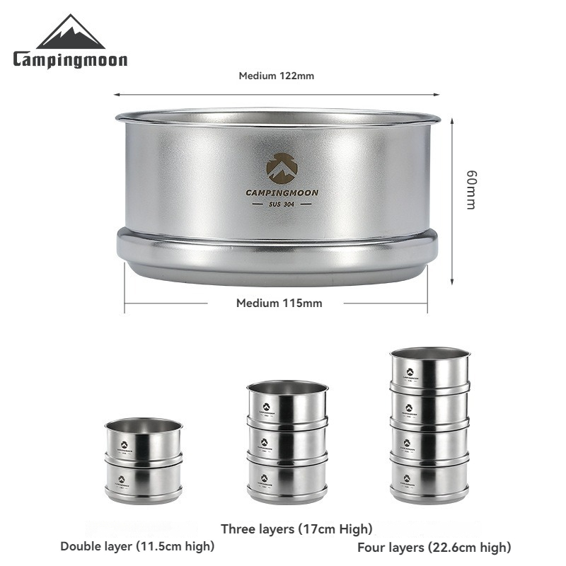 CAMPINGMOON Portatle Outdoor C - Camping Cooking Tray ulasan dan harga