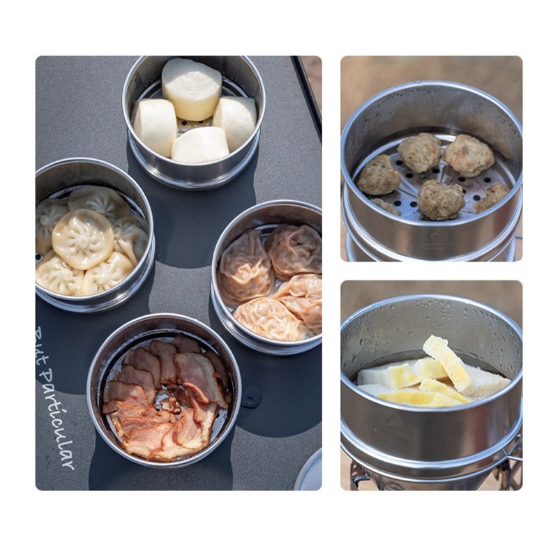 CAMPINGMOON Portatle Outdoor C - Camping Cooking Tray ulasan dan harga
